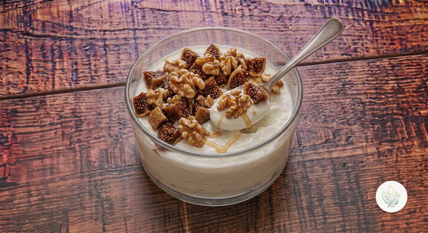 Bol de Yogur de Soja con Higos y Nueces
