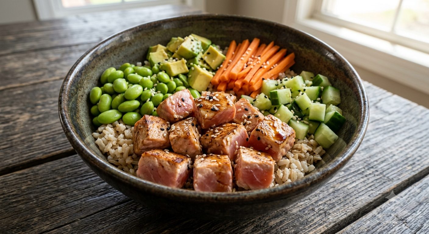 Poke Bowl de Salmón