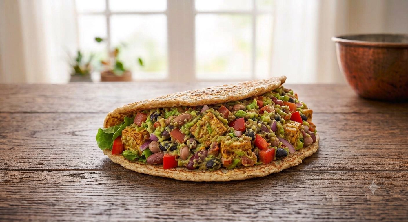 Wrap de Tofu Saludable