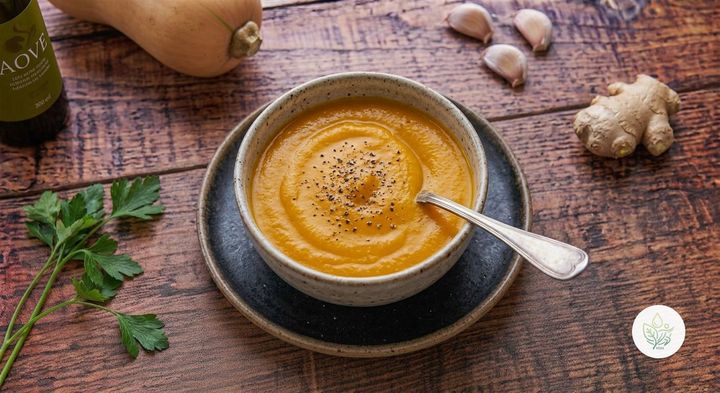 Crema de Calabaza y Jengibre