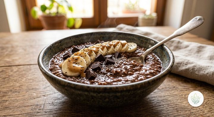 Gachas de Avena al Chocolate