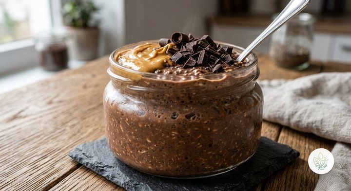 Overnight Oats de Chocolate