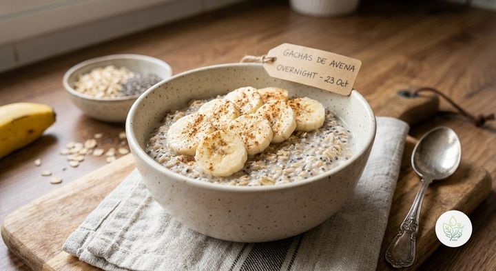 Gachas de Avena Overnight