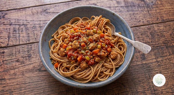 Pasta Integral a la Boloñesa Saludable