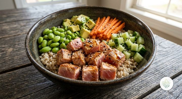 Poke Bowl de Salmón