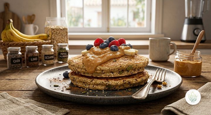 Tortitas de Plátano y Avena
